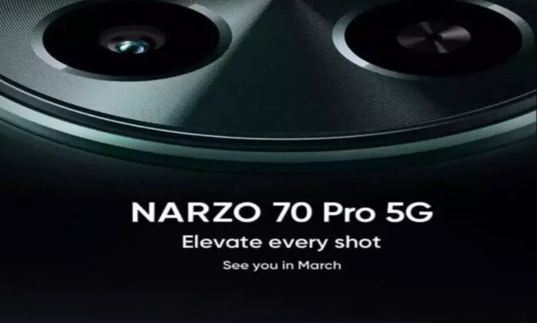 Realme Narzo 70 Pro 5G भारत में उत्पन्न हो रहा है, त्रिपल कैमरे वाला स्मार्टफोन मार्च में आएगा