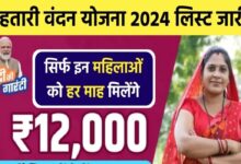 Mahtari Vandana Yojana List: Chhattisgarh सरकार द्वारा Mahtari Vandana Yojana की सूची जारी की गई है, जिसमें उन सभी महिलाओं